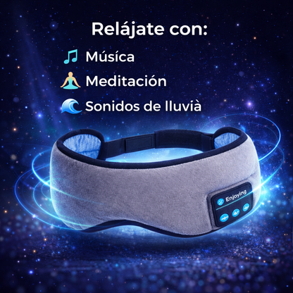 Duerme Como Nunca Antes Con El Antifaz Ajustable Con Bluetooth