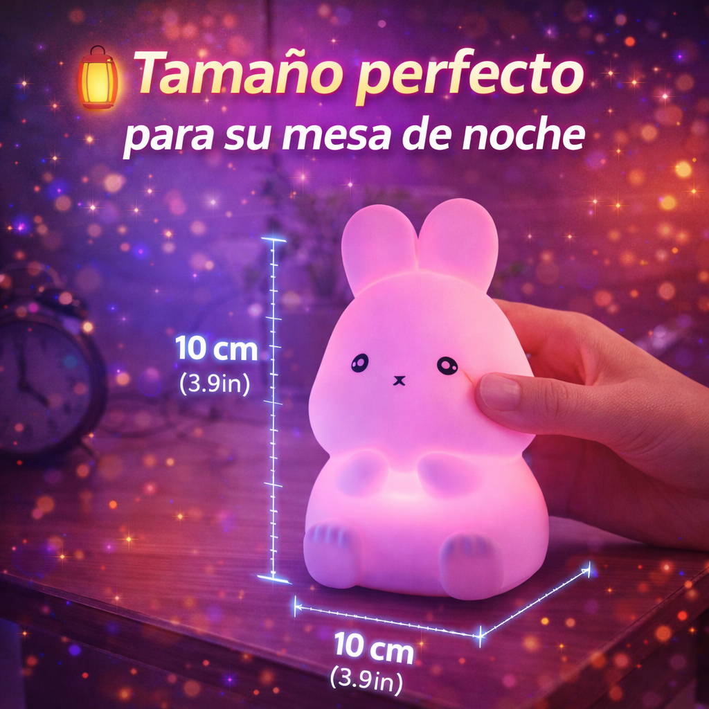 Un compañero brillante cada noche los ositos  y conejos brillantes